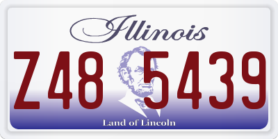 IL license plate Z485439