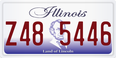 IL license plate Z485446