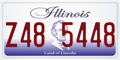 IL license plate Z485448