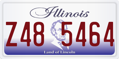 IL license plate Z485464