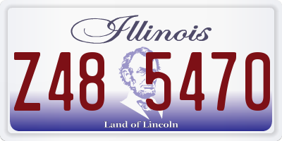 IL license plate Z485470