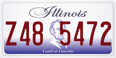 IL license plate Z485472