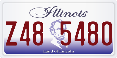 IL license plate Z485480