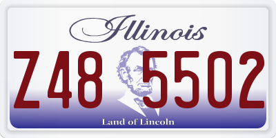 IL license plate Z485502