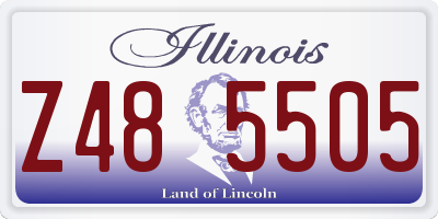 IL license plate Z485505