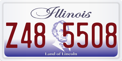 IL license plate Z485508