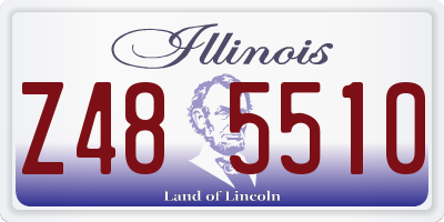 IL license plate Z485510