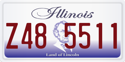 IL license plate Z485511
