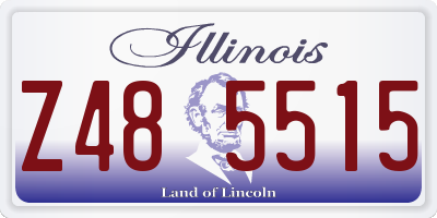 IL license plate Z485515