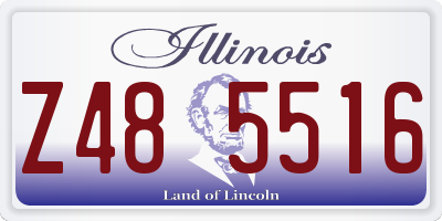 IL license plate Z485516