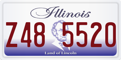 IL license plate Z485520