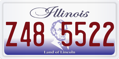 IL license plate Z485522