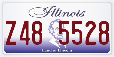 IL license plate Z485528