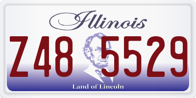 IL license plate Z485529
