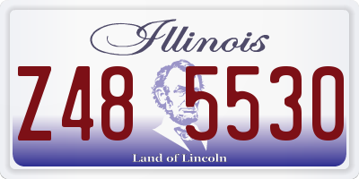 IL license plate Z485530