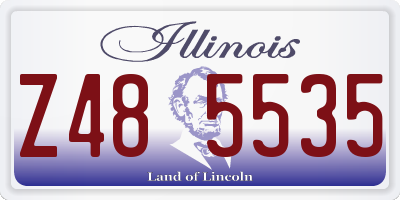 IL license plate Z485535