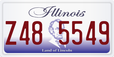 IL license plate Z485549