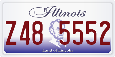 IL license plate Z485552