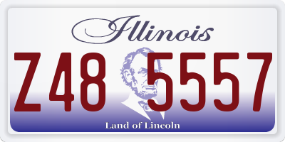 IL license plate Z485557