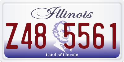 IL license plate Z485561