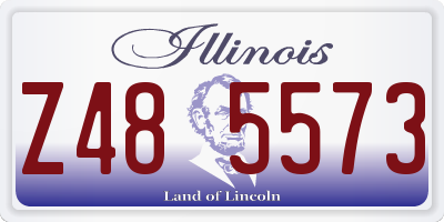 IL license plate Z485573
