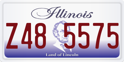 IL license plate Z485575
