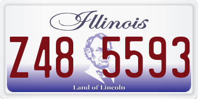 IL license plate Z485593