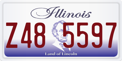 IL license plate Z485597