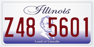 IL license plate Z485601