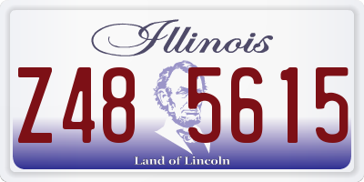 IL license plate Z485615