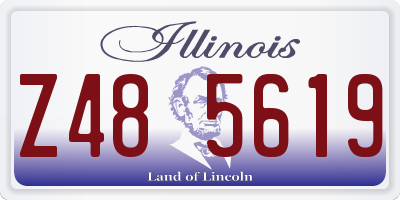 IL license plate Z485619