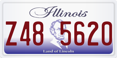 IL license plate Z485620