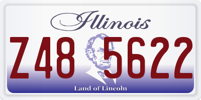 IL license plate Z485622