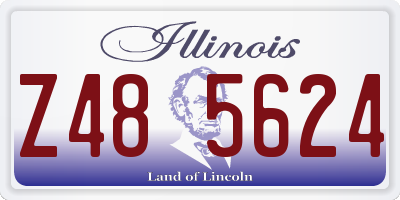 IL license plate Z485624