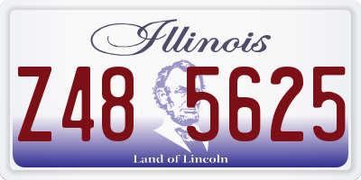 IL license plate Z485625
