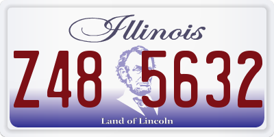 IL license plate Z485632