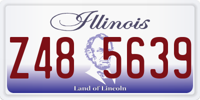 IL license plate Z485639