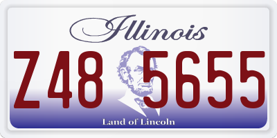 IL license plate Z485655
