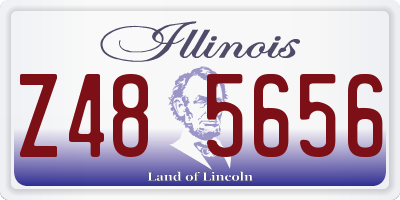 IL license plate Z485656