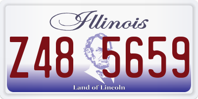 IL license plate Z485659