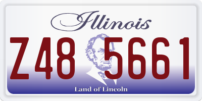 IL license plate Z485661