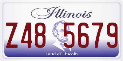 IL license plate Z485679
