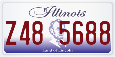 IL license plate Z485688