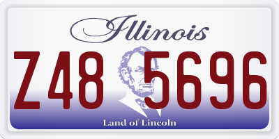 IL license plate Z485696