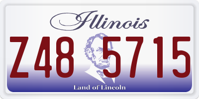 IL license plate Z485715