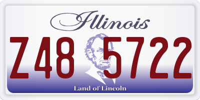 IL license plate Z485722