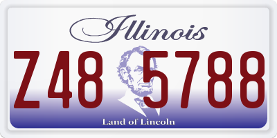 IL license plate Z485788