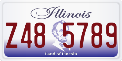 IL license plate Z485789