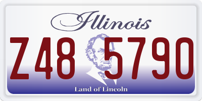 IL license plate Z485790