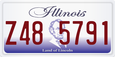 IL license plate Z485791